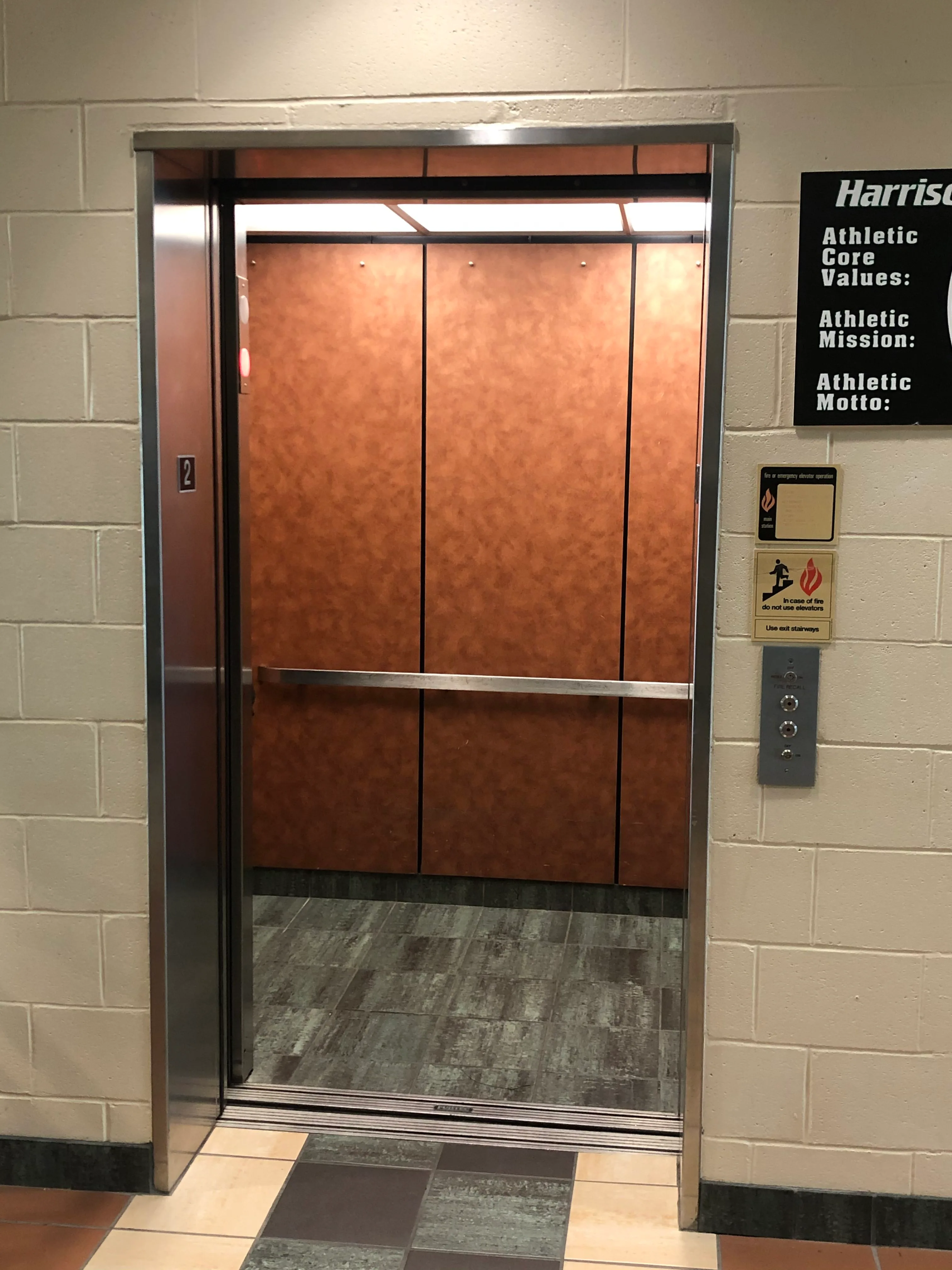 School elevator service project